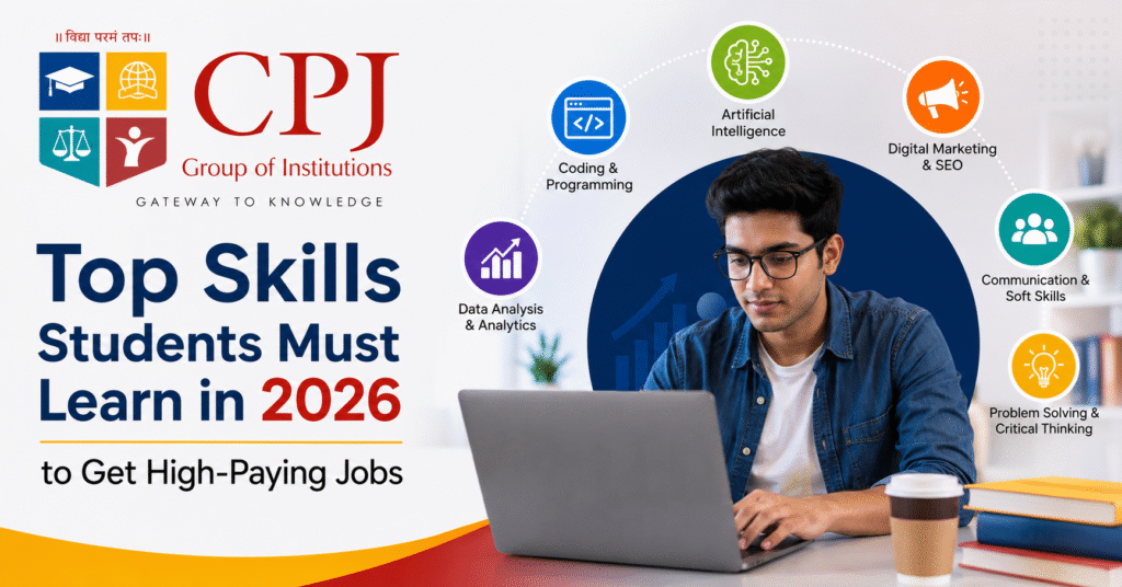 Top Skills Students Must Learn in 2026 to Get High-Paying Jobs