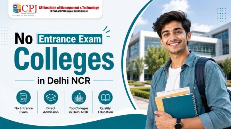 No Entrance Exam Colleges in Delhi NCR